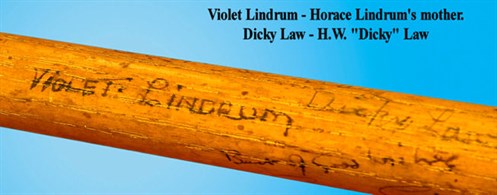Violet Lindrum; Dicky Law