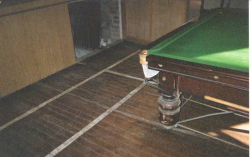Snooker Table of rails