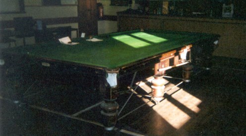 Snooker Table ready for play
